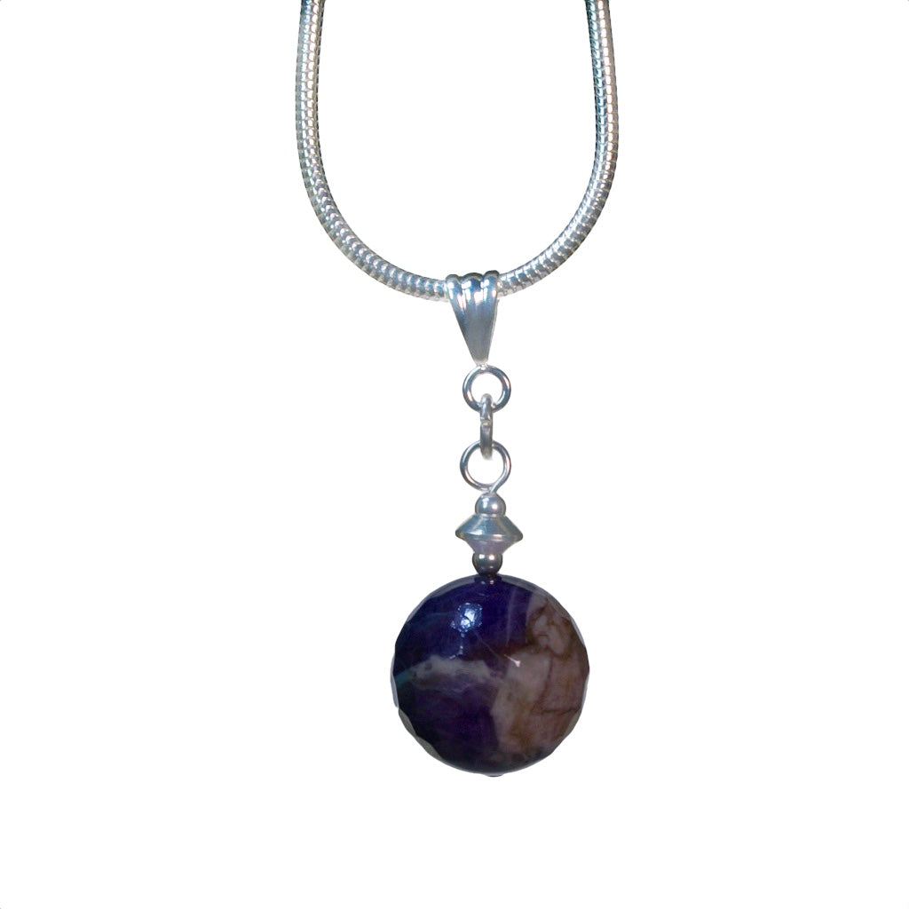 Globe Amethyst Necklace